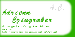 adrienn czingraber business card