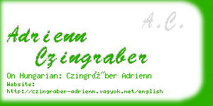 adrienn czingraber business card